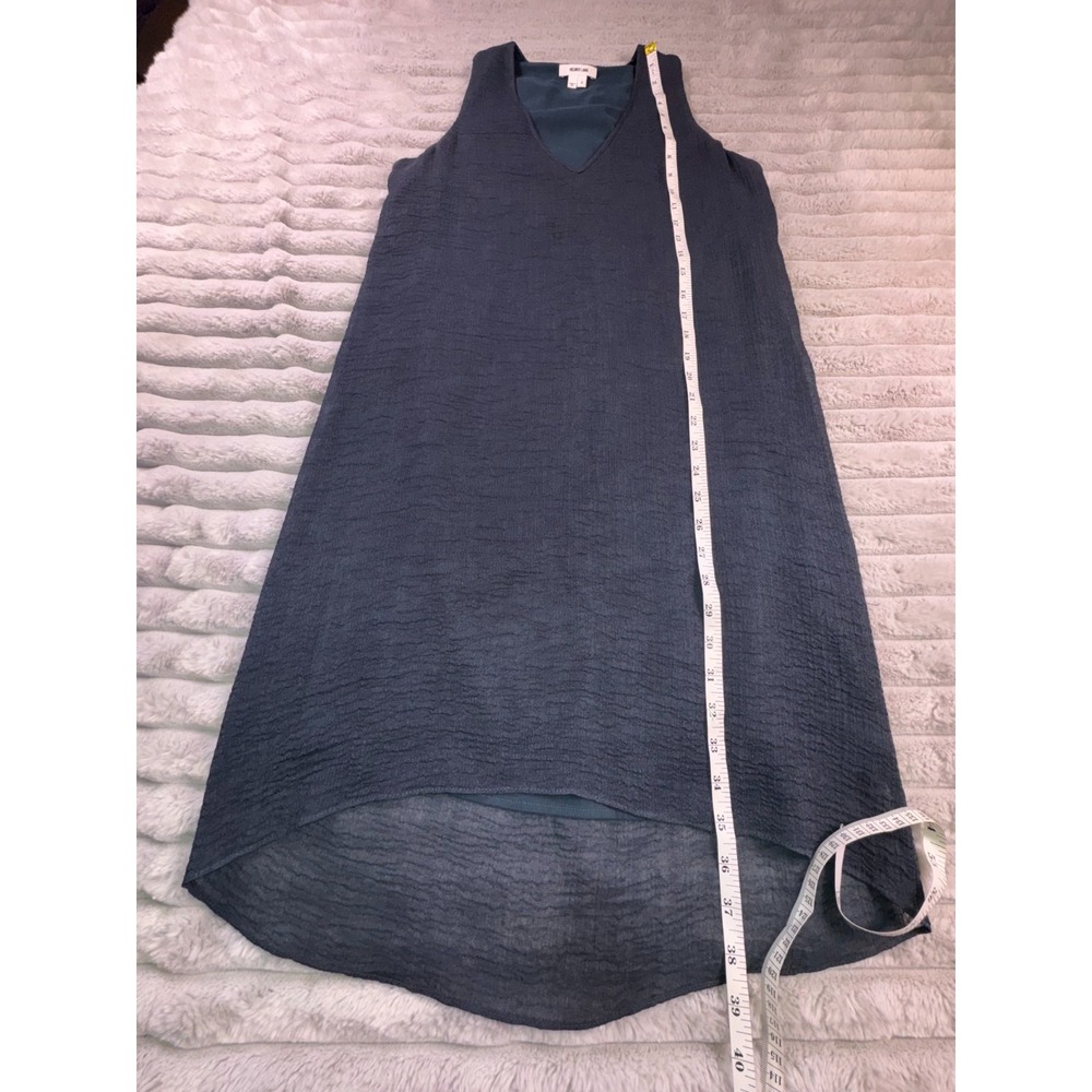 Helmut Lang Breeze Dress Small Dark Green Sheer Gauze Shift Slip Euro Summer - Picture 7 of 11